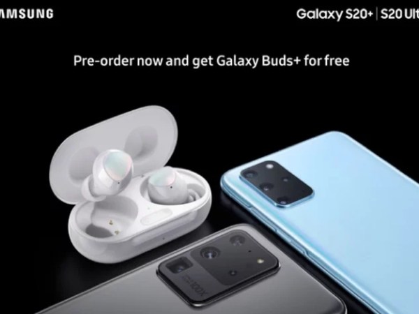 Pre-orders of the Samsung Galaxy S20+ and S20 Ultra will come with free Galaxy&nbsp;Buds+