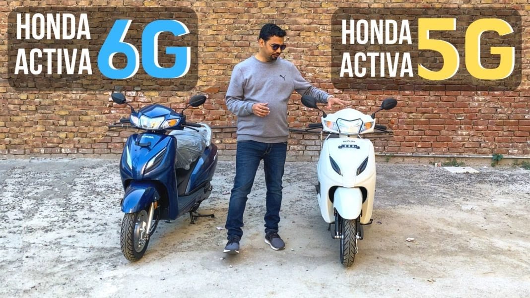 Honda recently launched the BS6 Activa 6G in India, Comparison to Activa&nbsp;5G